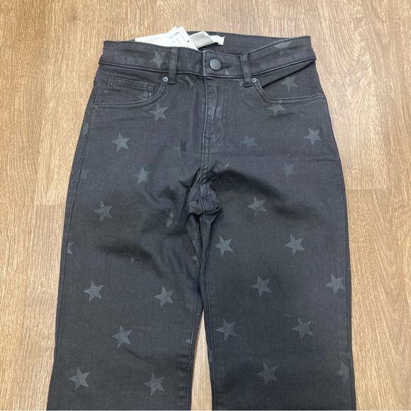 H&M Black Star Patterned Women’s Skinny Jeans Super Stretch NWT Size 2 - Picture 5 of 13